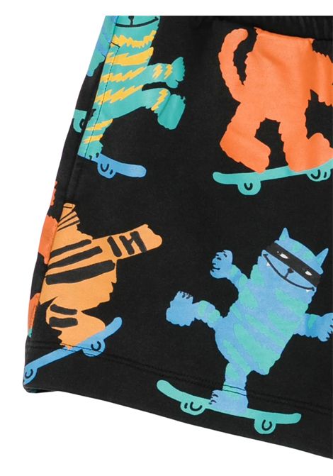 Black cotton Bermuda shorts for children STELLA MC CARTNEY | TW6Q29/MONERO