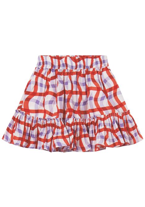 Gonna bambina multicolor in cotone STELLA MC CARTNEY | TW7A31/MAMULTICOLOR
