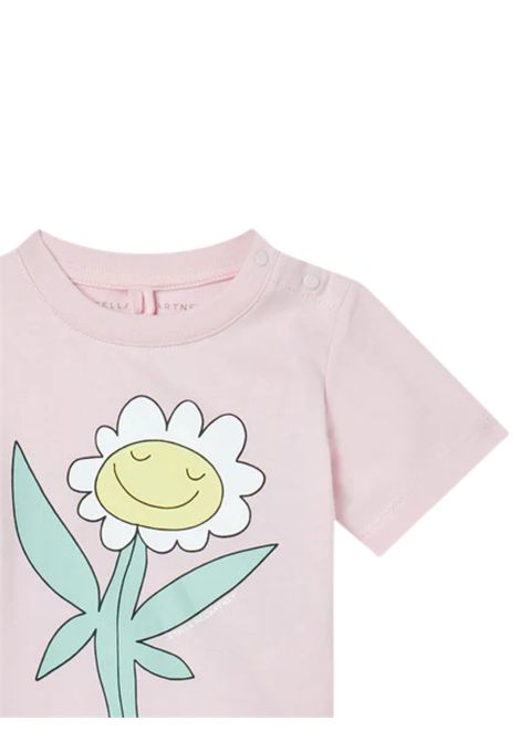 Pink cotton baby T-shirt STELLA MC CARTNEY | TW8001/MAROSA