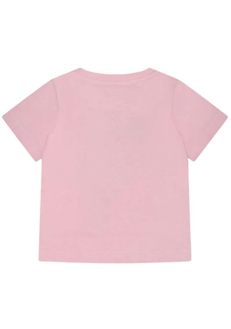 T-shirt neonata rosa in cotone STELLA MC CARTNEY | TW8061/CEROSA