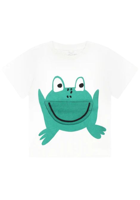 White cotton baby T-shirt STELLA MC CARTNEY | TW8541/MABIANCO