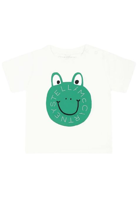 White cotton baby T-shirt STELLA MC CARTNEY | TW8571/MABIANCO