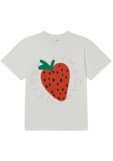 T-shirt bambina bianca in cotone STELLA MC CARTNEY | TW8B21/DEBBIANCO