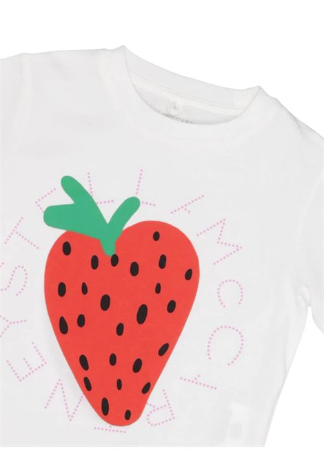 T-shirt bambina bianca in cotone STELLA MC CARTNEY | TW8B21/DEBBIANCO