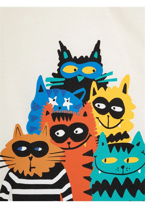 White cotton T-shirt for children STELLA MC CARTNEY | TW8Q41/MOBIANCO