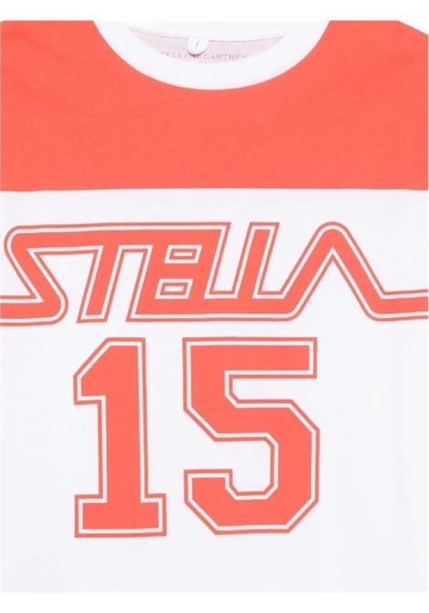White cotton T-shirt for children STELLA MC CARTNEY | TW8R51/MABIANCO