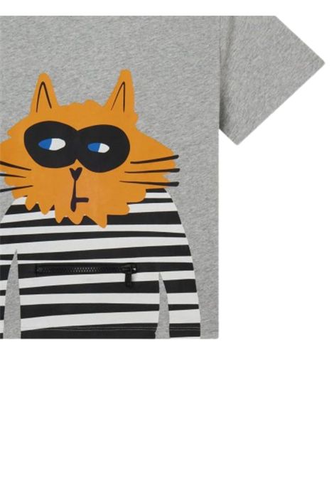 Children's grey cotton T-shirt STELLA MC CARTNEY | TW8S01/MOGRIGIO