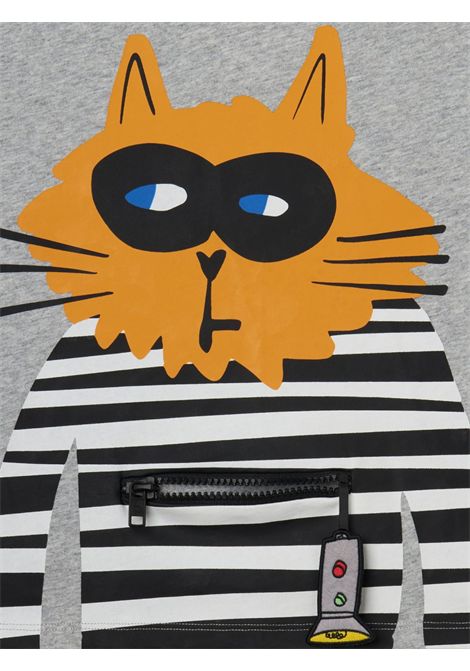 Children's grey cotton T-shirt STELLA MC CARTNEY | TW8S01/MOGRIGIO