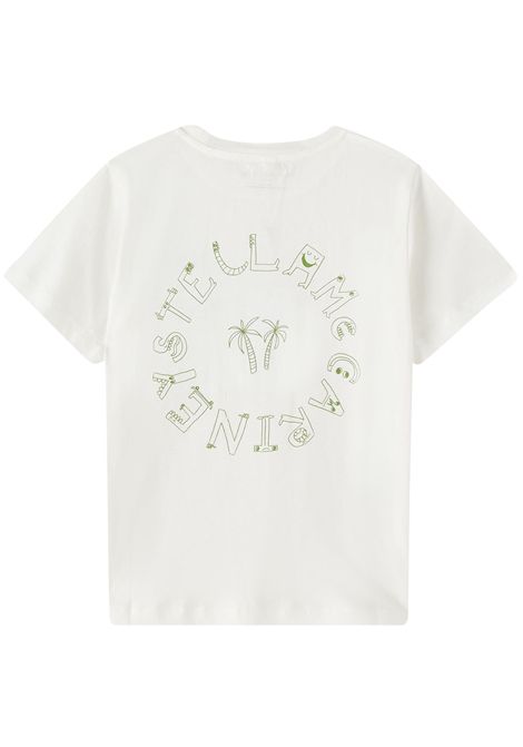 T-shirt bambino bianca in cotone STELLA MC CARTNEY | TW8S11/CEBIANCO