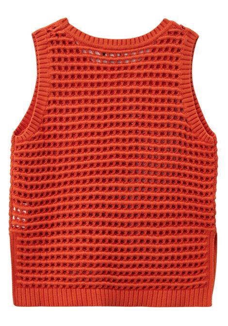 Maglia bambina arancio in cotone STELLA MC CARTNEY | TW9A42/MAARANCIO