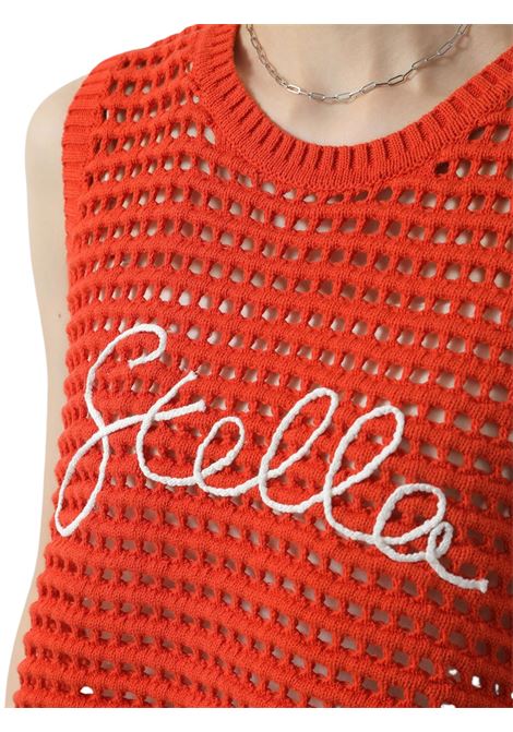 Maglia bambina arancio in cotone STELLA MC CARTNEY | TW9A42/MAARANCIO