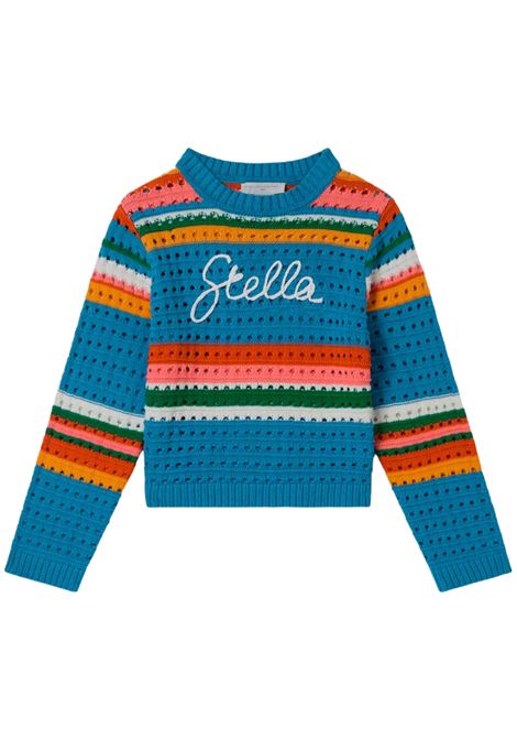 Baby girl's light blue cotton shirt STELLA MC CARTNEY | TW9A50/CEAZZURRO