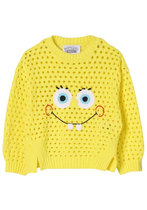 Maglia bambina gialla in cotone STELLA MC CARTNEY | TW9A80/MAGIALLO