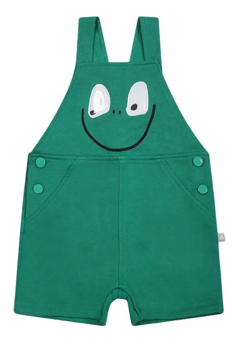 Green cotton baby overalls STELLA MC CARTNEY | TWC522/MAVERDE