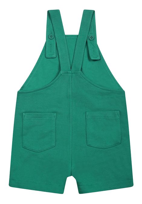 Green cotton baby overalls STELLA MC CARTNEY | TWC522/MAVERDE