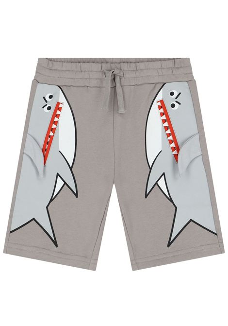 Children's grey cotton Bermuda shorts STELLA MC CARTNEY | YU6P59/MOGRIGIO