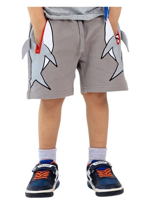 Children's grey cotton Bermuda shorts STELLA MC CARTNEY | YU6P59/MOGRIGIO