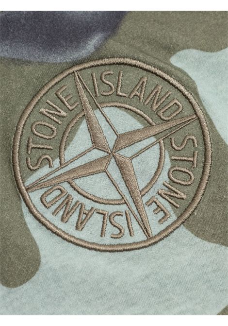 T-shirt bambino camouflage in cotone Stone Island | 2100008/MACAMOUFLAGE