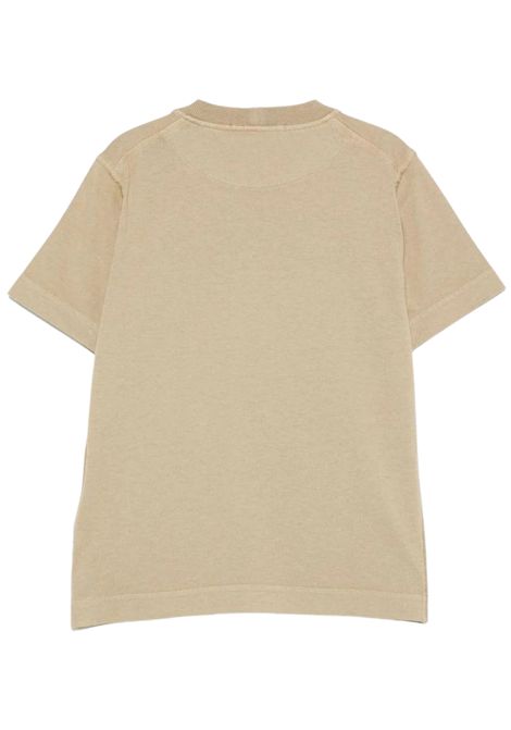 T-shirt bambino verde in cotone Stone Island | 2100009/CEVERDE