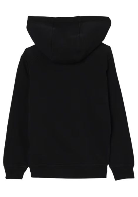 Felpa bambino nero in cotone Stone Island | 6100017/MANERO