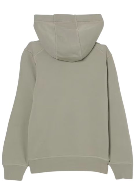 Felpa bambino verde in cotone Stone Island | 6100017/MAVERDE