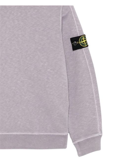 Felpa bambino lilla in cotone Stone Island | 610003S/CElilla