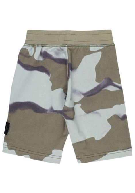 Bermuda bambino camouflage in cotone Stone Island | 6200007/CECAMOUFLAGE