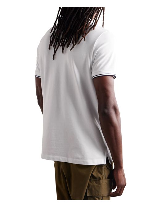 White cotton polo shirt for children Stone Island | 761621348/MOBIANCO