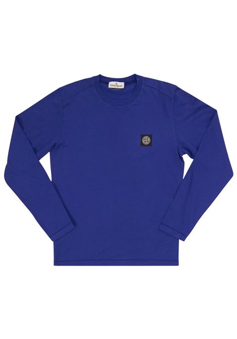 T-shirt bambino viola in cotone Stone Island | 811620447/MAVIOLA