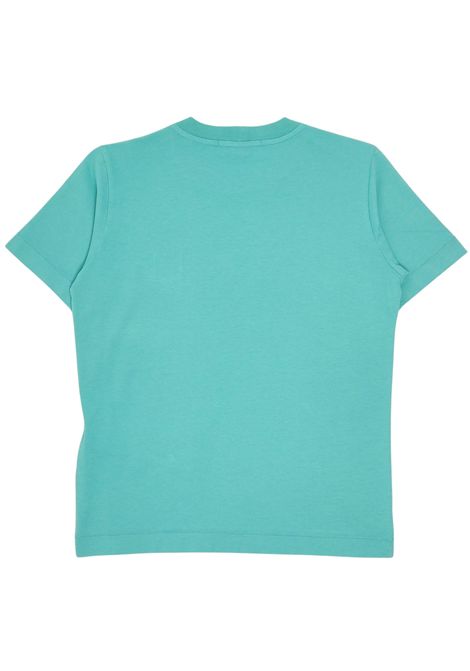 T-shirt bambino verde in cotone Stone Island | K1S162100002/MAVERDE