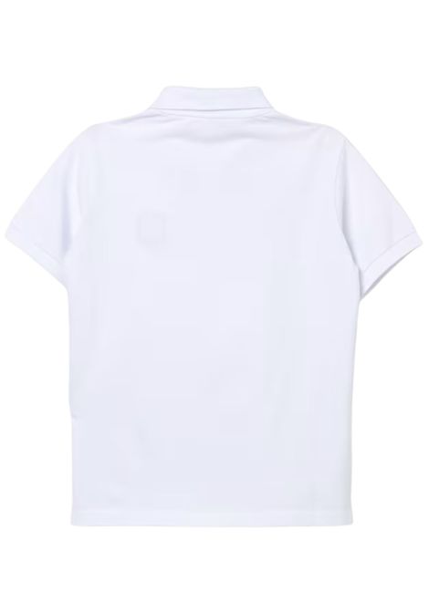 Polo bambino bianca in cotone Stone Island | K1S162200002/MABIANCO