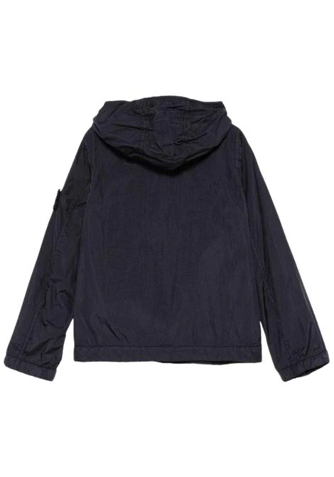 Giubbino bambino blu in nylon Stone Island | K1S164100001/MABLU