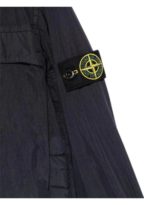 Giubbino bambino blu in nylon Stone Island | K1S164100001/MABLU