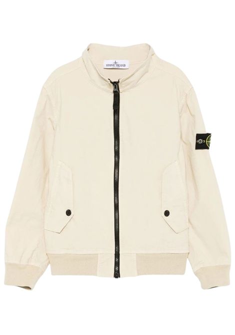 Giubbino bambino sabbia in cotone Stone Island | K1S164100004/ANSABBIA