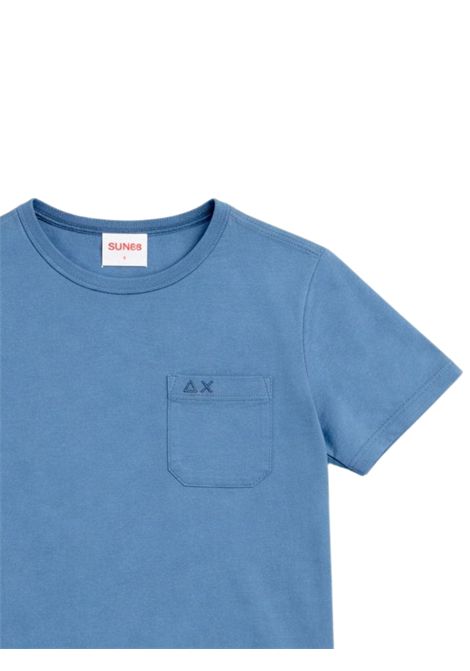 T-shirt bambino avio in cotone SUN68 | 36301AVIO