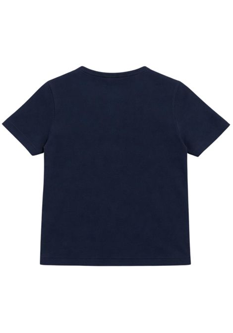 T-shirt bambino blu in cotone SUN68 | 36301BLU
