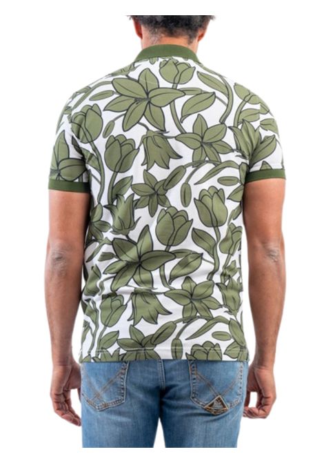 Polo bambino verde in cotone SUN68 | A34331//SUVERDE