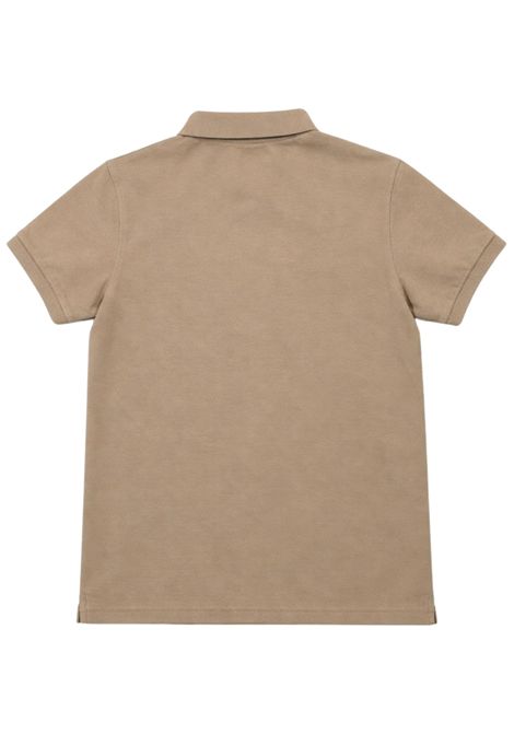 Polo bambino beige in cotone SUN68 | A36301BEIGE
