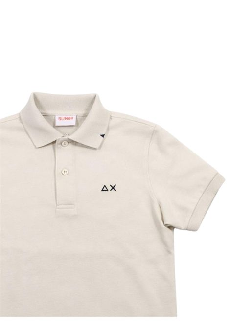 Polo bambino panna in cotone SUN68 | A36301PANNA