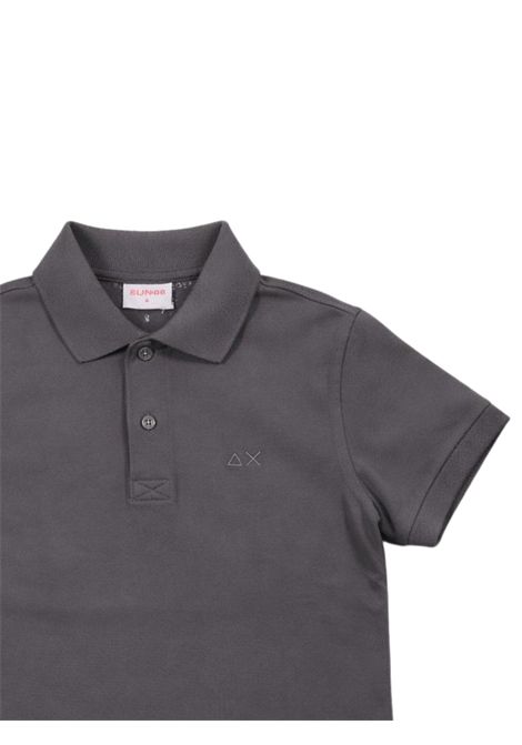 Polo bambino grigia in cotone SUN68 | A36303GRIGIO
