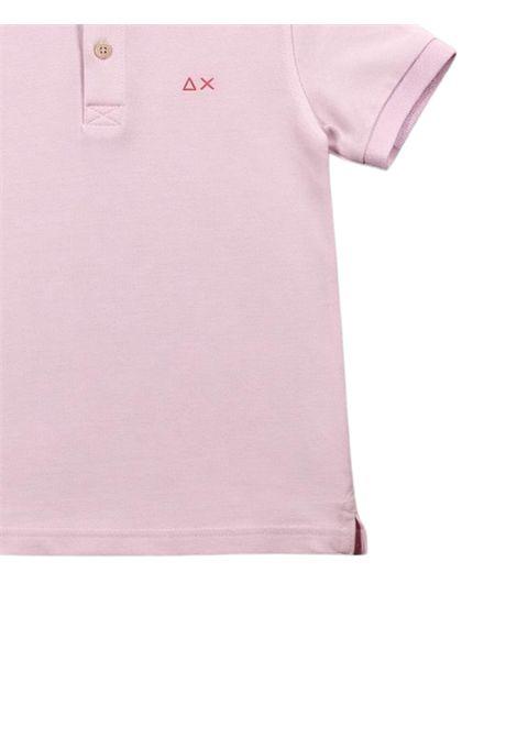 Polo bambino rosa in cotone SUN68 | A36303ROSA