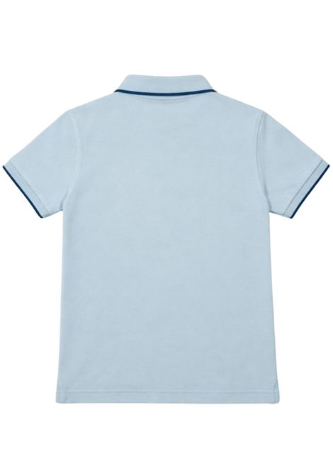 Polo bambino azzurra in cotone SUN68 | A36311AZZURRO