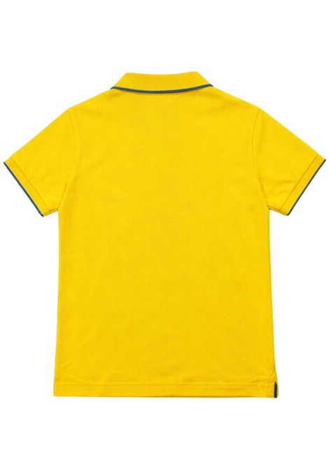 Polo bambino gialla in cotone SUN68 | A36311GIALLO