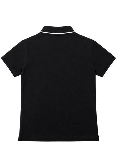Polo bambino nera in cotone SUN68 | A36311NERO