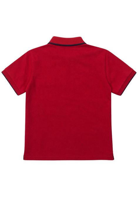 Polo bambino rossa in cotone SUN68 | A36311ROSSO