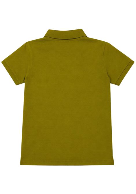 Green cotton polo shirt for children SUN68 | A36313VERDE