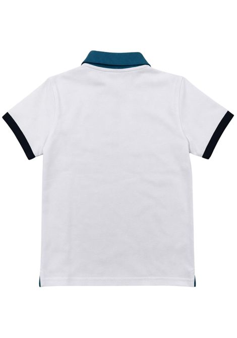 Polo bambino bianca in cotone SUN68 | A36316BIANCO