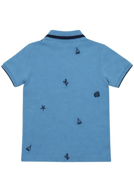 Polo bambino avio in cotone SUN68 | A36326AVIO