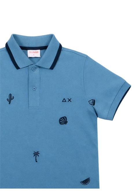 Polo bambino avio in cotone SUN68 | A36326AVIO
