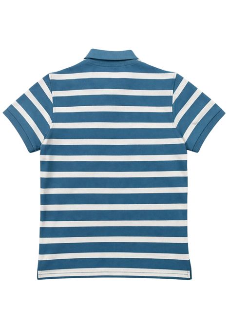 Polo bambino avio/panna in cotone SUN68 | A36328AVIO/PANNA